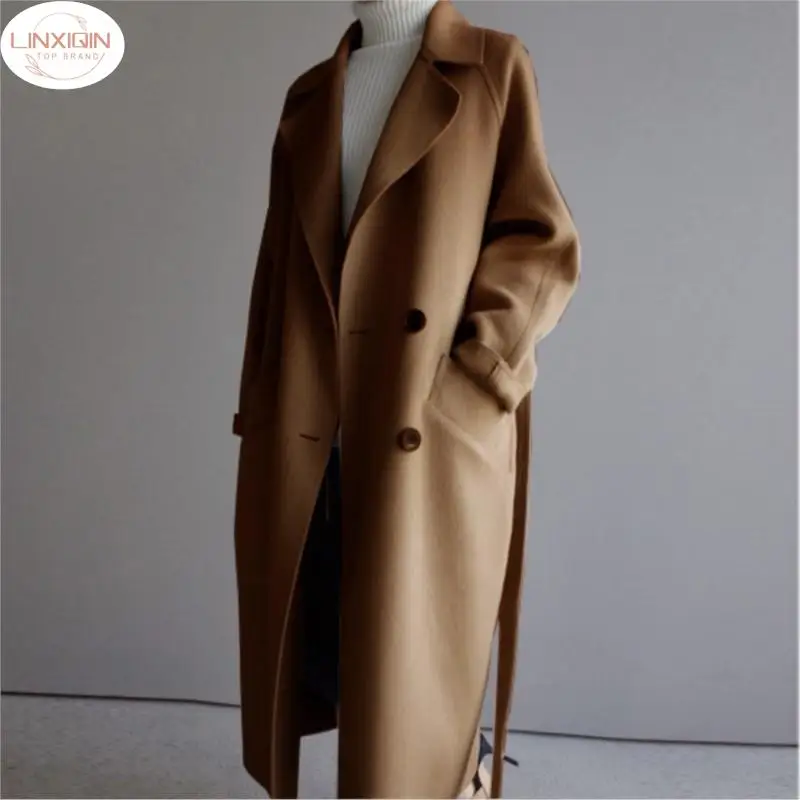 2024 Spring Autumn Winter Women's Double Snap Loose Long Classic Windbreaker Coat Jacket Women's Fashion Jacket
2024 Spring Autumn Winter Women's Double Snap Loose Long Classic Windbreaker Coat Jacket Women's Fashion Jacket