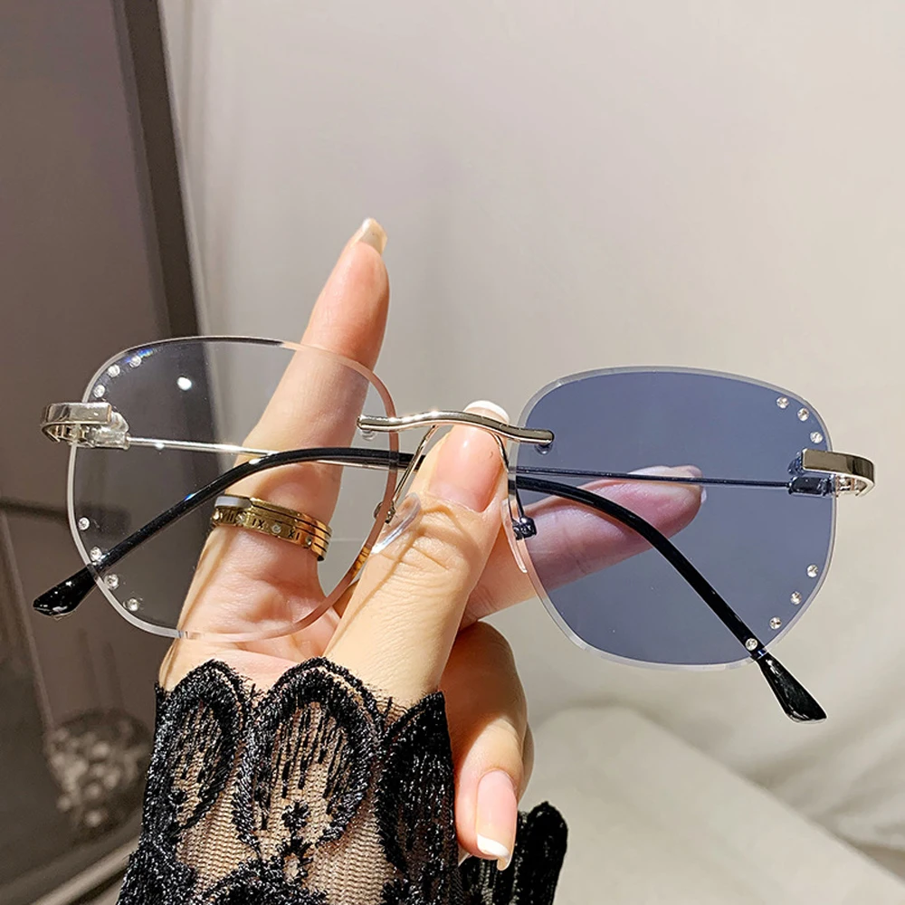Rimless Photochromic Glasses Anti Blue Light Lenses Women Computer Eyewear Frame Men Discolored Sunglasses Night Vision Glasses
Rimless Photochromic Glasses Anti Blue Light Lenses Women Computer Eyewear Frame Men Discolored Sunglasses Night Vision Glasses