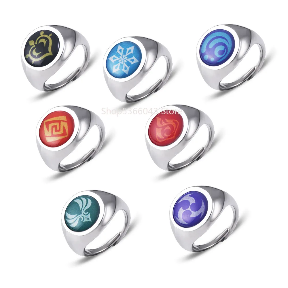 Game Genshin Impact Ring Cospllay Delicate Craft Finger Decoration Element Ring Party Casual Jewelry Halloween Christmas Gift
Game Genshin Impact Ring Cospllay Delicate Craft Finger Decoration Element Ring Party Casual Jewelry Halloween Christmas Gift
