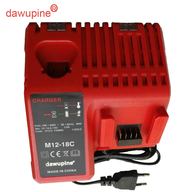 For M18 Li-ion Battery Charger For Milwaukee 14.4V 18V C18C C1418C 48-11-1815/1828/1840 for M18 M14 Series Lithium-ion Battery
For M18 Li-ion Battery Charger For Milwaukee 14.4V 18V C18C C1418C 48-11-1815/1828/1840 for M18 M14 Series Lithium-ion Battery