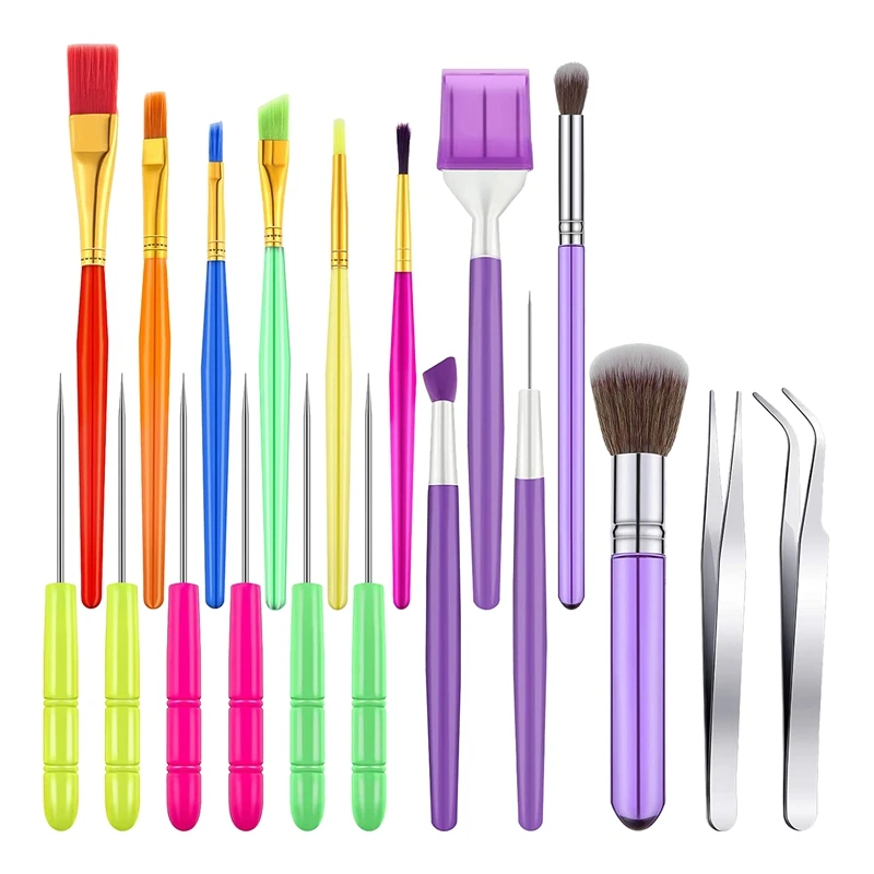 HOT SALE 19 Pcs Cake Decorating Tool Set,Cookie Sugar Brushes Tweezers Cake Decorating Supplies For Cookie Cake Decoration Tools
HOT SALE 19 Pcs Cake Decorating Tool Set,Cookie Sugar Brushes Tweezers Cake Decorating Supplies For Cookie Cake Decoration Tools