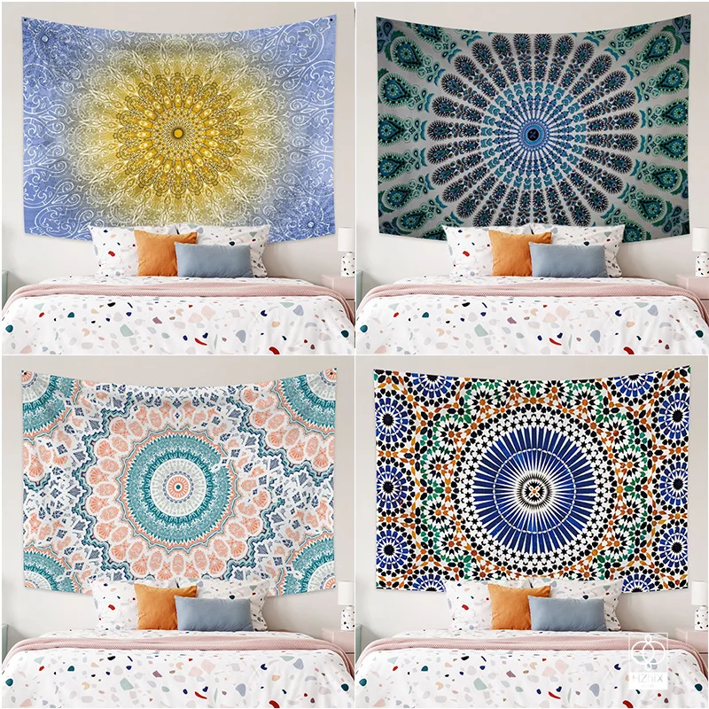 Indian Mandala Tapestry Wall Hanging Sandy Beach Throw Rug Blanket Camping Tent Travel Mattress Bohemian Sleeping Pad Tapestries
Indian Mandala Tapestry Wall Hanging Sandy Beach Throw Rug Blanket Camping Tent Travel Mattress Bohemian Sleeping Pad Tapestries