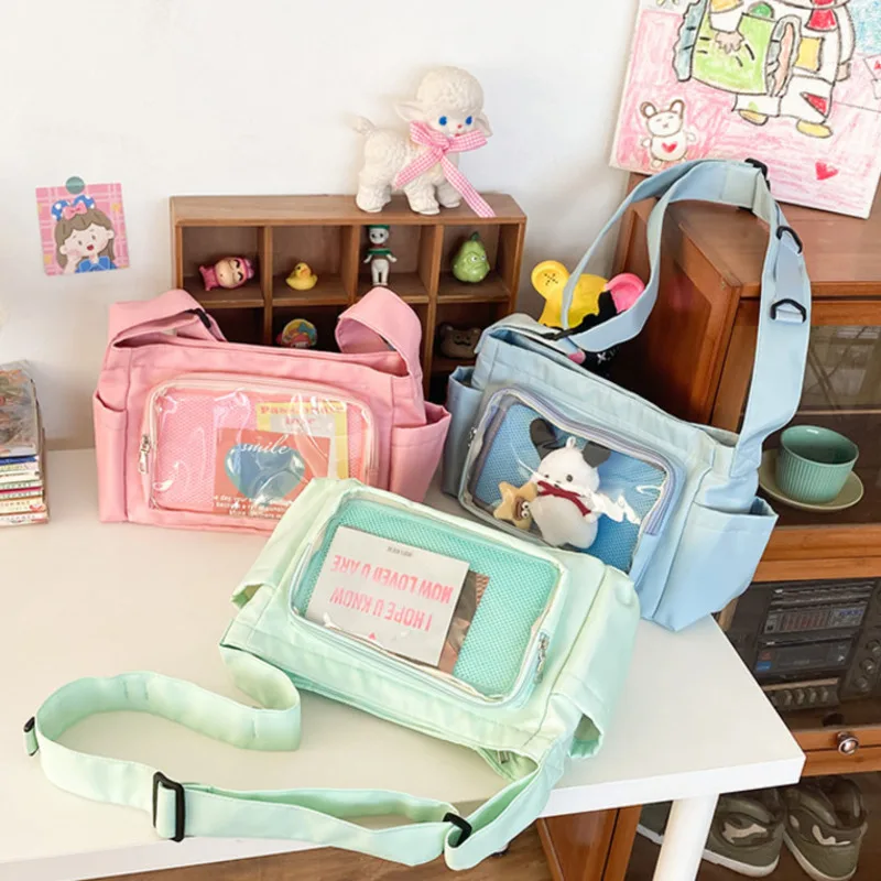 Y2k Kawaii Itabag 2024 Trendy Transparent DIY One Shoulder Crossbody Large Capacity Campus Commuter Women's Bag Gift Tie Board
Y2k Kawaii Itabag 2024 Trendy Transparent DIY One Shoulder Crossbody Large Capacity Campus Commuter Women's Bag Gift Tie Board