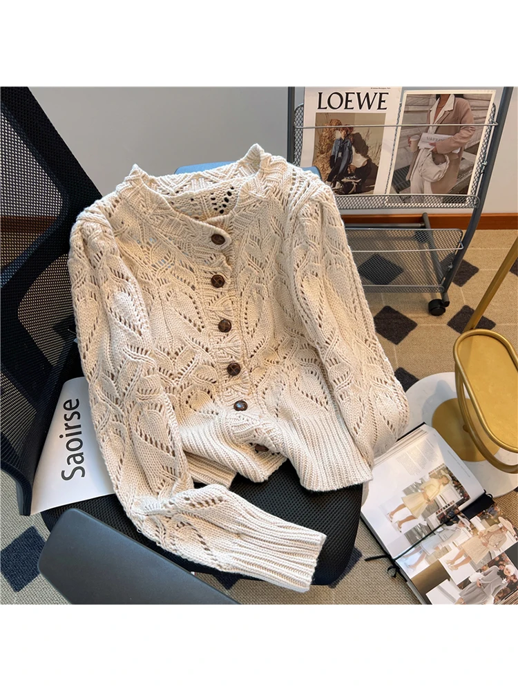 Women's Vintage Cardigan Knitted Sweater Y2k 90s Aesthetic Harajuku Korean Long Sleeve Jumper Sweater 2000s Clothes Autumn 2023
Women's Vintage Cardigan Knitted Sweater Y2k 90s Aesthetic Harajuku Korean Long Sleeve Jumper Sweater 2000s Clothes Autumn 2023