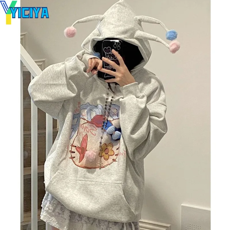 YICIYA Hoodie Y2k Sweatshirt Hoodies Woman Clothing streetwear new in hoodies & sweatshirts Kawaii clothing Long Sleeve pullover
YICIYA Hoodie Y2k Sweatshirt Hoodies Woman Clothing streetwear new in hoodies & sweatshirts Kawaii clothing Long Sleeve pullover
