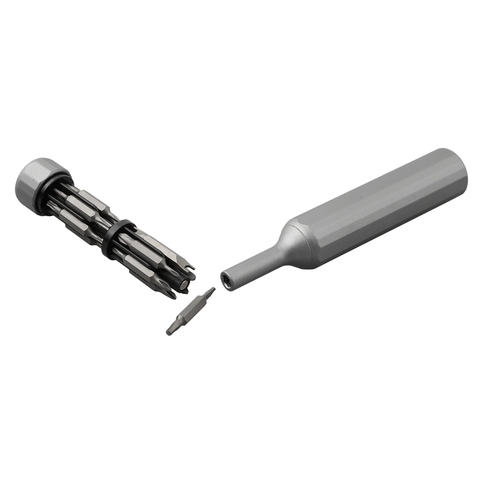 Portable Precision Screwdriver Set 27 in 1 Magnetic Alloy Steel Double Tip Bits Anti Slip Handle Compact Design
Portable Precision Screwdriver Set 27 in 1 Magnetic Alloy Steel Double Tip Bits Anti Slip Handle Compact Design