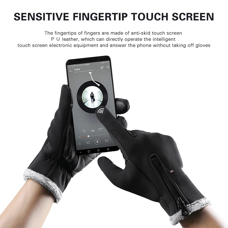 Winter Riding Gloves Unisex Full Finger Warming Gloves Zipper Touchscreen Sports Gloves for Outdoor Skiing Running d88
Winter Riding Gloves Unisex Full Finger Warming Gloves Zipper Touchscreen Sports Gloves for Outdoor Skiing Running d88