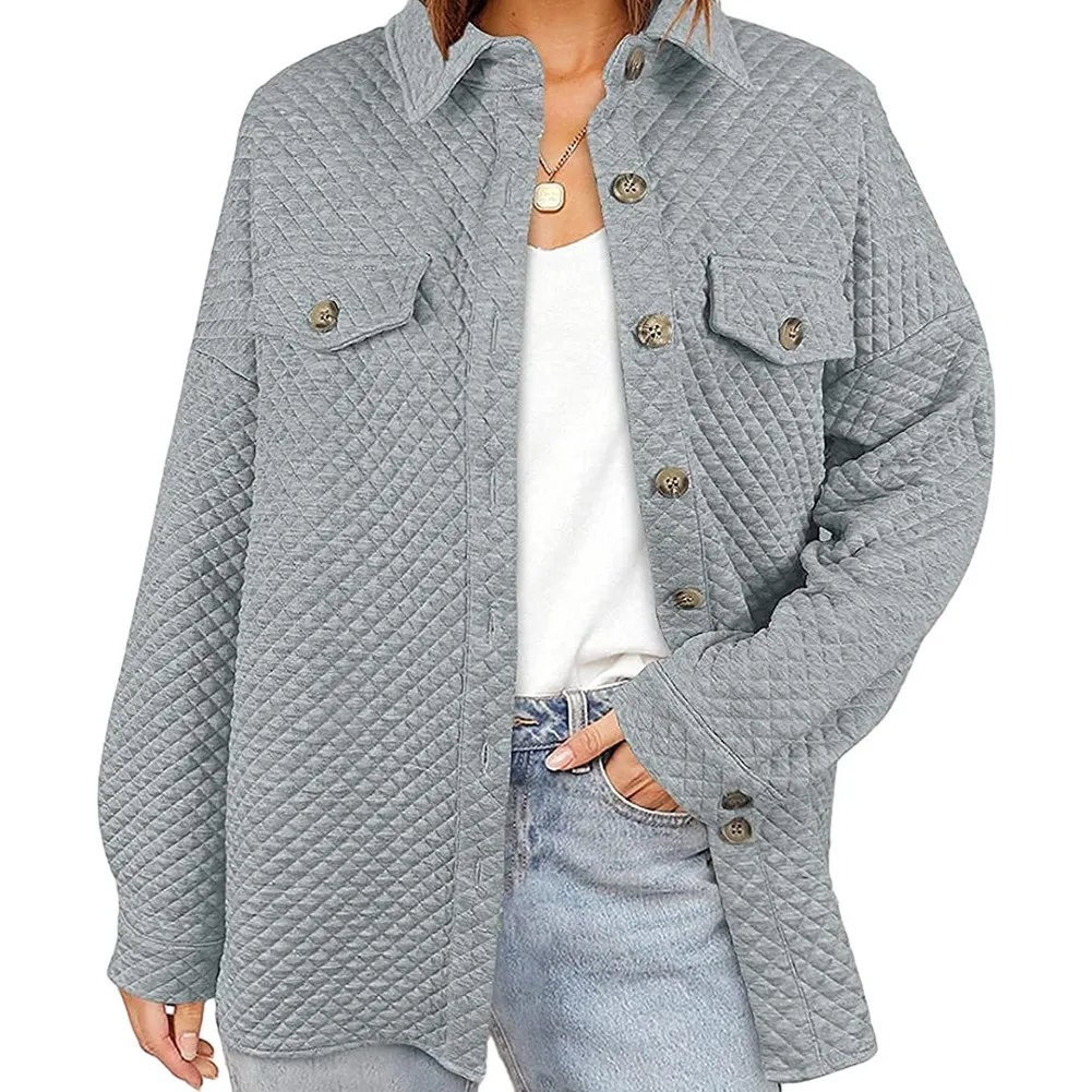 Coat Jackets Jacket Coat Long Sleeve Loose Jackets Cardigan Shirt Casual Jacket Coat Diamond Pockets Comfy Fashion
Coat Jackets Jacket Coat Long Sleeve Loose Jackets Cardigan Shirt Casual Jacket Coat Diamond Pockets Comfy Fashion