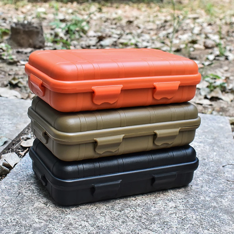 

Outdoor Waterproof Survival Sealed Box Dustproof Shockproof Plastic EDC Tools Storage Container Case for Wilderness Survival