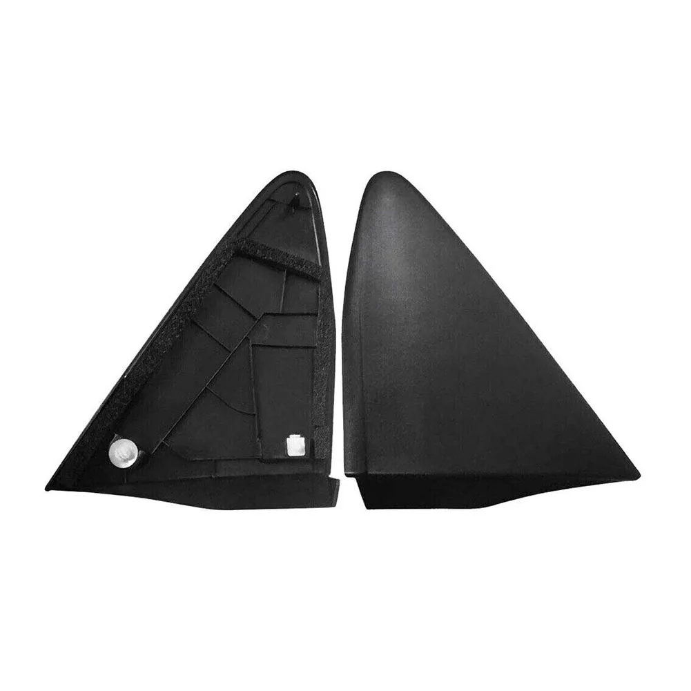 

2pcs New Car Front Rearview Mirror Triangle Cover Trim For Toyota-Yaris 2012-2014 #60117-0D111/ 60118-0D111 Direct Replacement