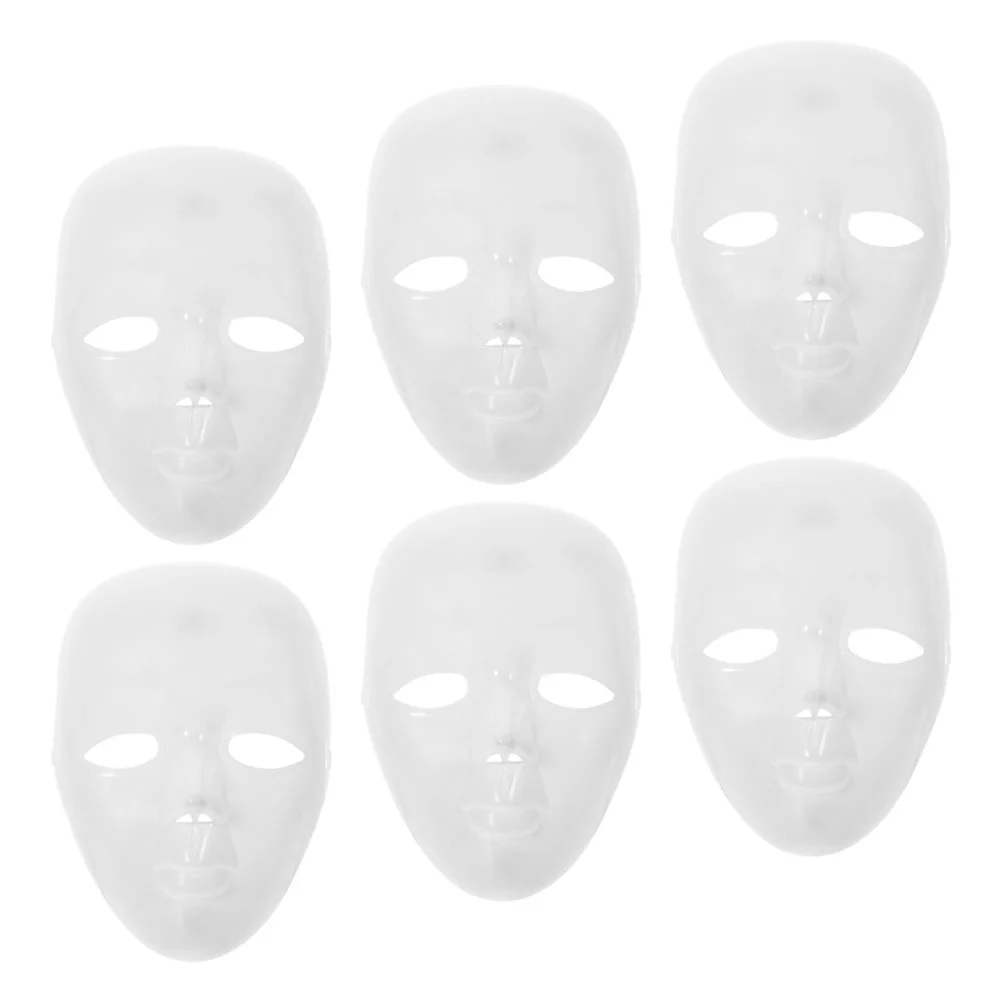 6 Pcs Clothing Prom Mask Man Miss Blank Costume Accessories for Party Pp Full Face
6 Pcs Clothing Prom Mask Man Miss Blank Costume Accessories for Party Pp Full Face