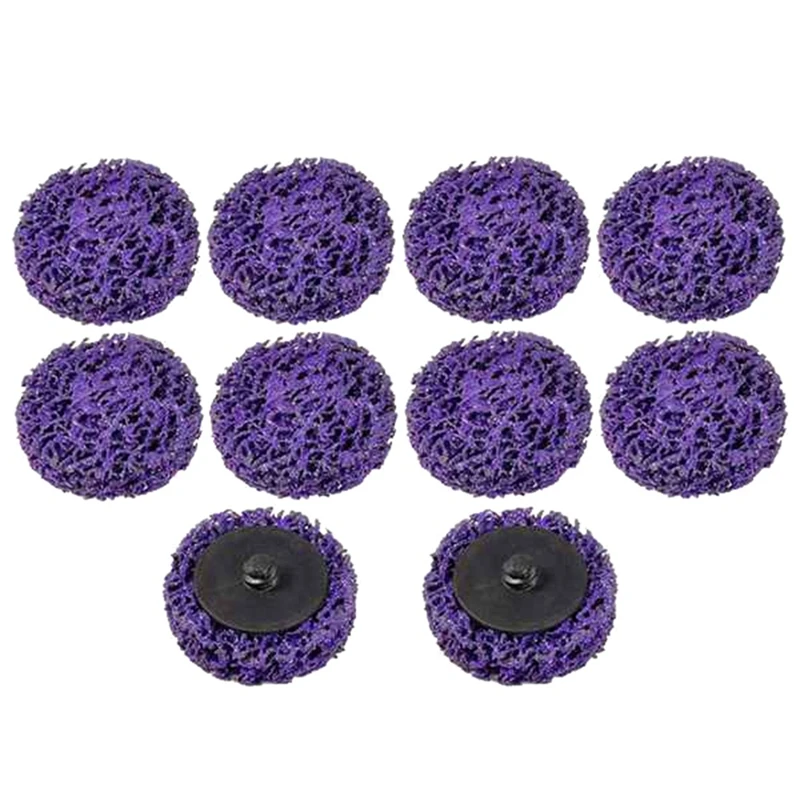 10Pcs 2 Inch 50Mm Quick Change Easy Strip & Clean Disc Purple For Paint & Rust Car Surface Prep Cleaning Welds
10Pcs 2 Inch 50Mm Quick Change Easy Strip & Clean Disc Purple For Paint & Rust Car Surface Prep Cleaning Welds