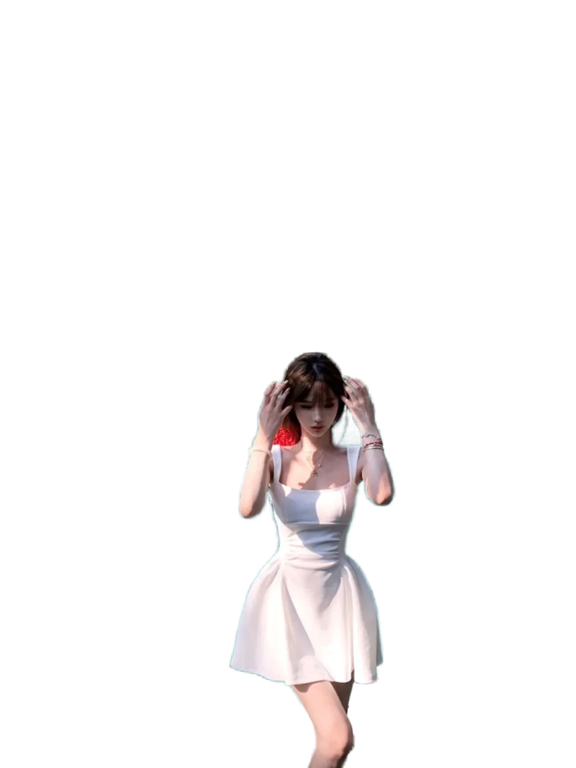 Pure desire halter backless skirt women 2024 summer design bow waist short white dress first love goddess style women dresses
Pure desire halter backless skirt women 2024 summer design bow waist short white dress first love goddess style women dresses