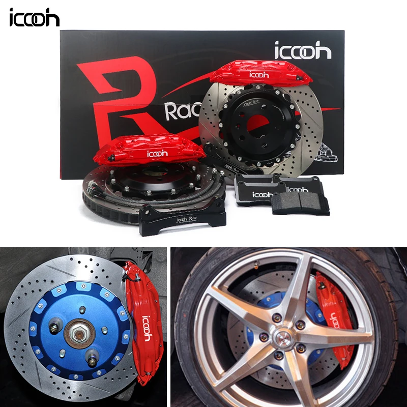 

Icooh Racing Brake system wheel r18 inches f50 High Performance brake kit 355*32mm disc for car Vaz 2107 brake replacement