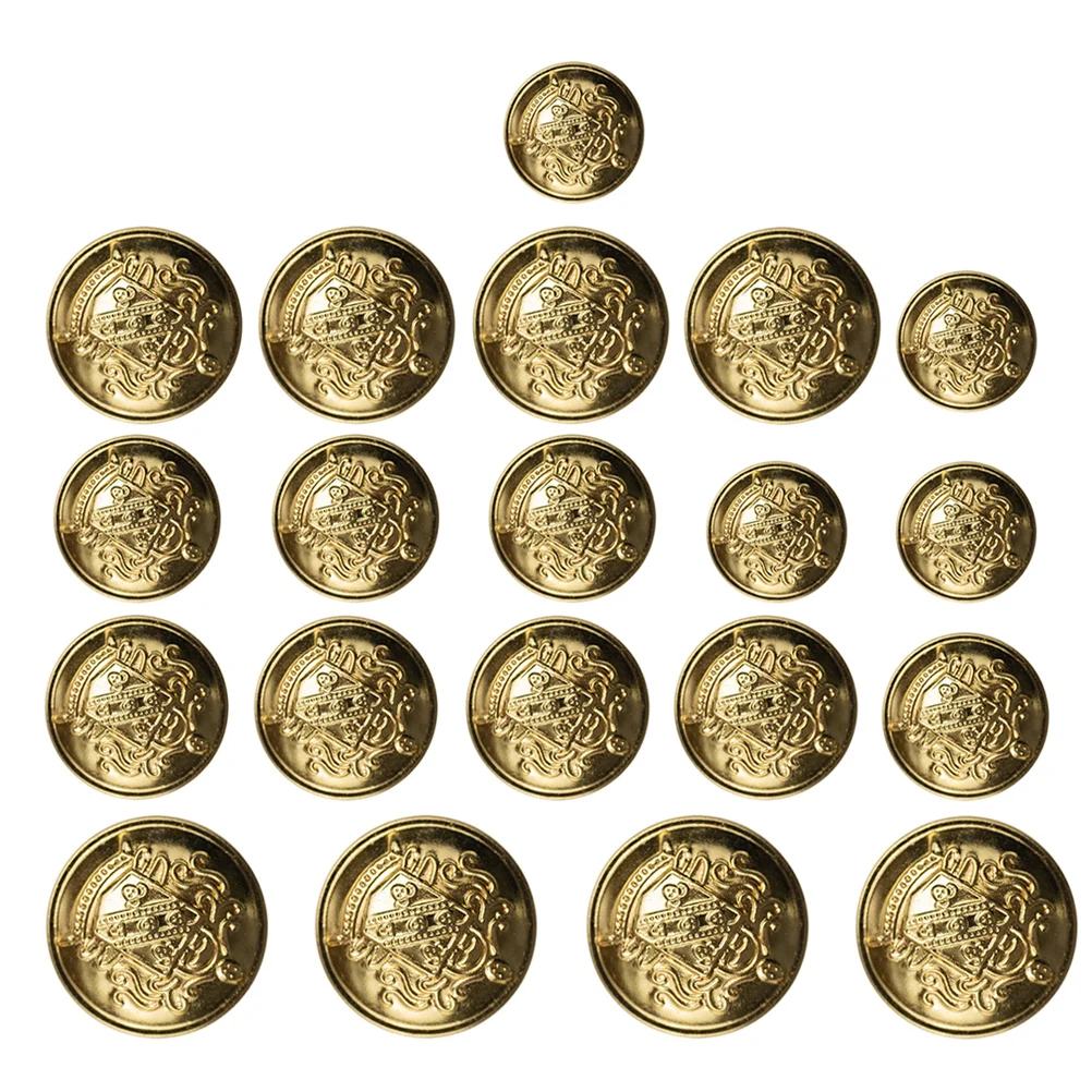 50 Pcs Vintage Clothing Buttons Sewing Brass Clothes Metal Decor Sew-on Versatile Durable Replacement Round Decorative 
50 Pcs Vintage Clothing Buttons Sewing Brass Clothes Metal Decor Sew-on Versatile Durable Replacement Round Decorative