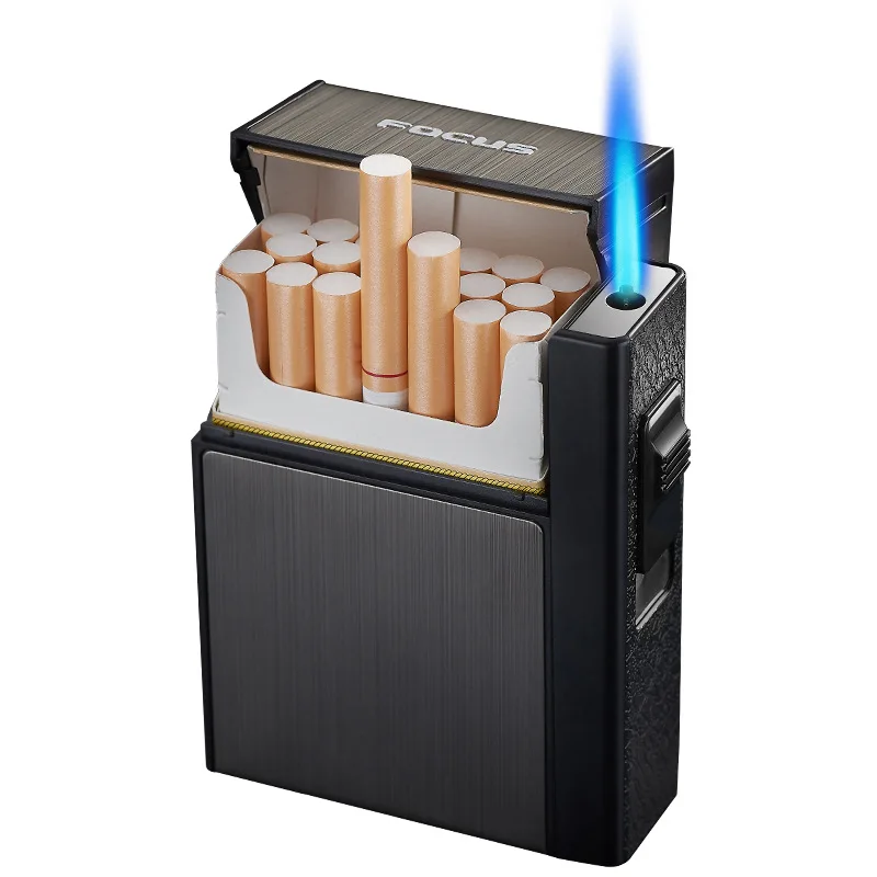 Automatic Metal Cigarette Case, Windproof Lighter Capacity, Gas Lighter, Turbo Men's Gift, 20 Pcs, New
Automatic Metal Cigarette Case, Windproof Lighter Capacity, Gas Lighter, Turbo Men's Gift, 20 Pcs, New