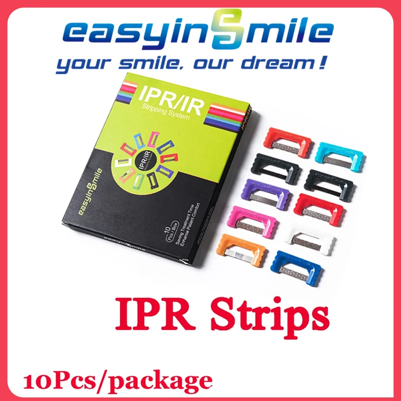Easyinsmile Dental IPR Kit Orthodontic Interproximal Reduction Strips Polish Stripping Tooth Enamel Reduce Saw 10Sizes
Easyinsmile Dental IPR Kit Orthodontic Interproximal Reduction Strips Polish Stripping Tooth Enamel Reduce Saw 10Sizes