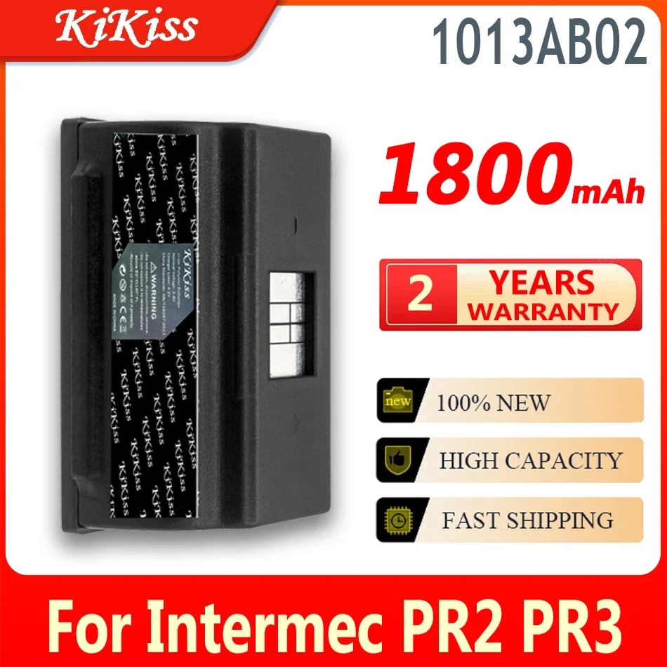 

1800mAh KiKissl Battery 1013AB02 For Intermec PR3 PR2 Bateria High Capacity