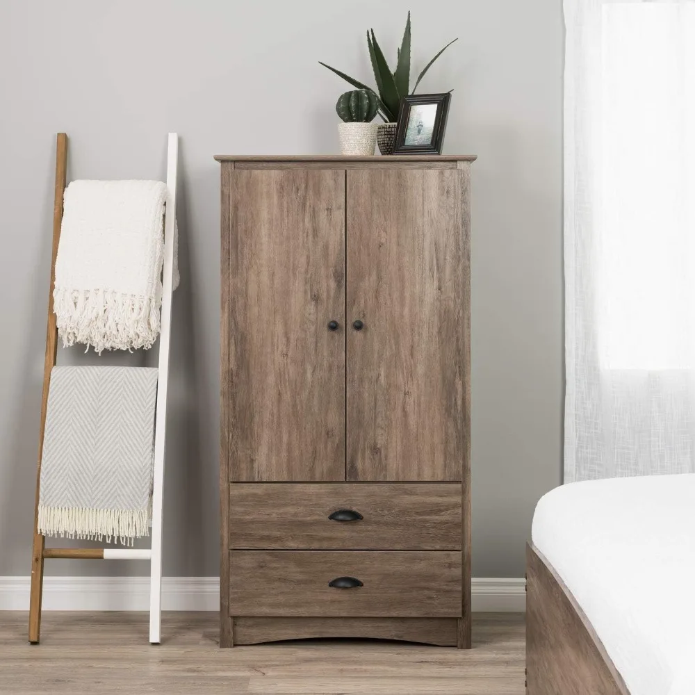 Rustic Wardrobe Closet With Drawers and 2 Doors Closet Clothes Organizer Bedroom Cabinet for Things Wooden Furniture Home
Rustic Wardrobe Closet With Drawers and 2 Doors Closet Clothes Organizer Bedroom Cabinet for Things Wooden Furniture Home