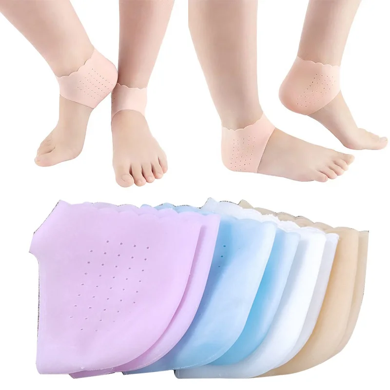 1 Pair Silicone Feet Care Socks Moisturizing Gel Heel Thin Socks with Hole Cracked Foot Skin Care Protectors Lace Heel Cover
1 Pair Silicone Feet Care Socks Moisturizing Gel Heel Thin Socks with Hole Cracked Foot Skin Care Protectors Lace Heel Cover
