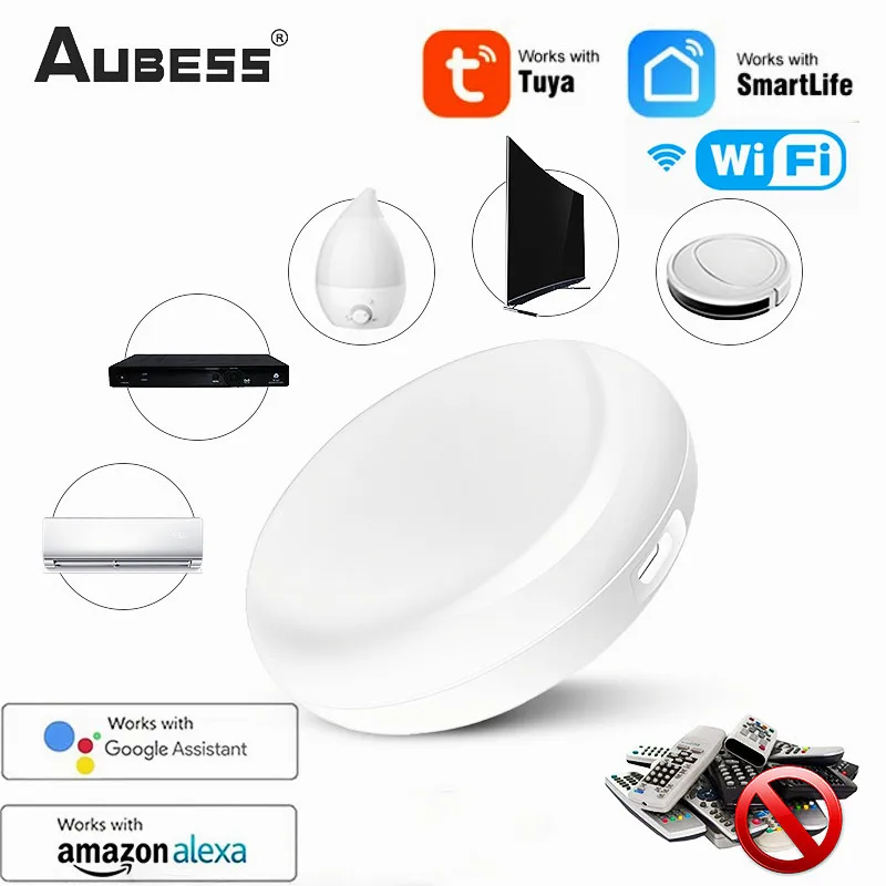 Tuya WiFi IR Universal Remote Controller Smart Life APP Remote Contorl Air Conditioner TV Smart Home Voice Via Alexa Google Home
Tuya WiFi IR Universal Remote Controller Smart Life APP Remote Contorl Air Conditioner TV Smart Home Voice Via Alexa Google Home