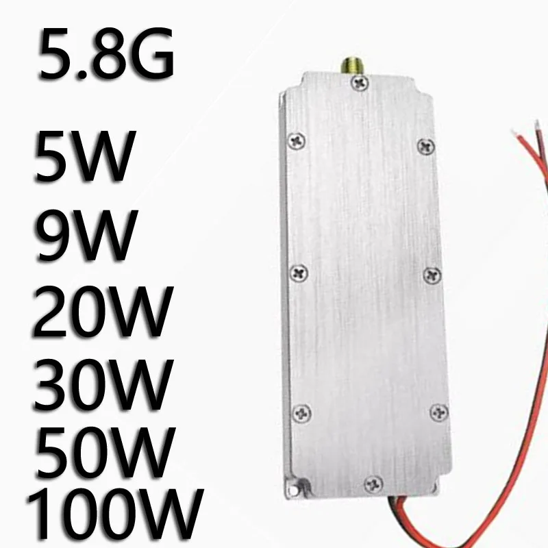 5.8 G uav power amplifier module mhz5w 5715-5850/9 w / 30 w / 50 w / 100 w rf interceptor unmanned aerial vehicle (uav) componen
5.8 G uav power amplifier module mhz5w 5715-5850/9 w / 30 w / 50 w / 100 w rf interceptor unmanned aerial vehicle (uav) componen