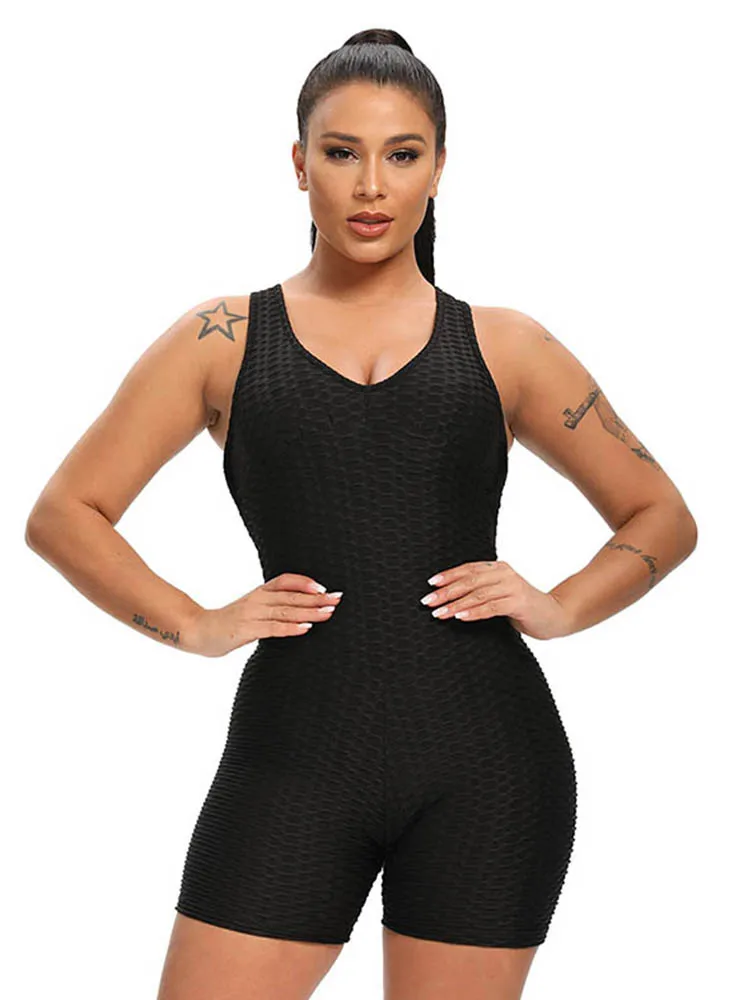 Ladies One Piece Yoga Pants Ladies Gacquard Bubble Hips Sports Fitness Running High Waist Polyester Yoga Dance Women Jumpsuit
Ladies One Piece Yoga Pants Ladies Gacquard Bubble Hips Sports Fitness Running High Waist Polyester Yoga Dance Women Jumpsuit