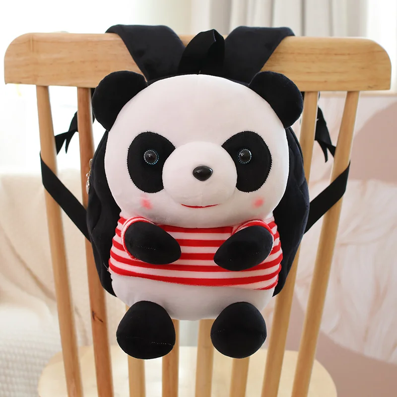 Cute Panda Stripe Backpacks Cartoon Stuffed Animals Bag Girls Boys Plush Adjustable Schoolbags Plushies Backpack Kids Toys Gifts
Cute Panda Stripe Backpacks Cartoon Stuffed Animals Bag Girls Boys Plush Adjustable Schoolbags Plushies Backpack Kids Toys Gifts