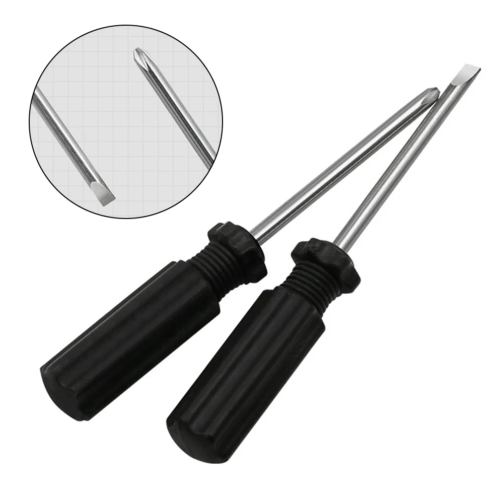 10pcs Cross/Flat Head Black Screwdriver Universal Slotted Screwdriver Auto Repair Appliance High-strength Hand-held Tool
10pcs Cross/Flat Head Black Screwdriver Universal Slotted Screwdriver Auto Repair Appliance High-strength Hand-held Tool