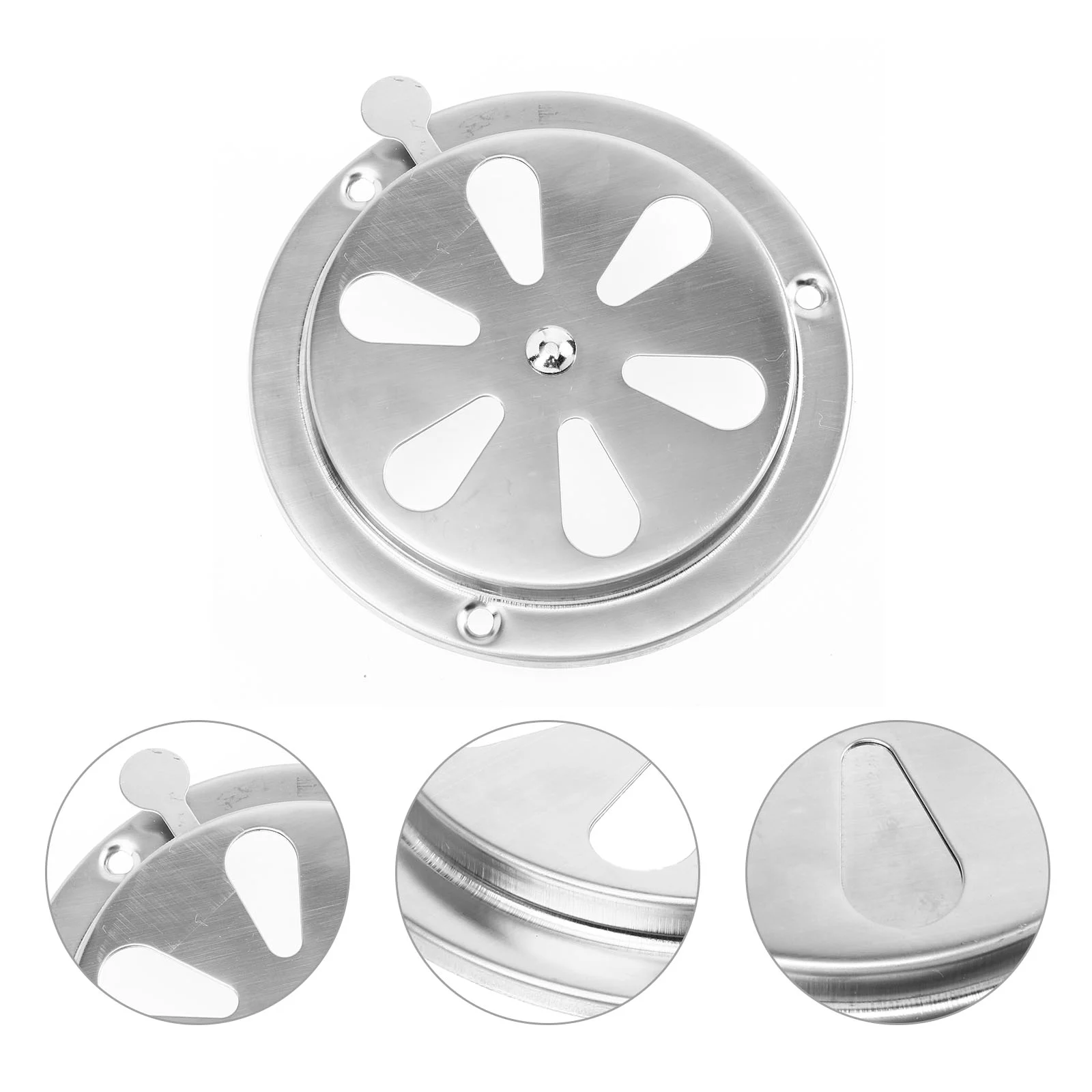 Adjustable Ventilation Holes Covers for Home Ducting Grilles Round Grate Louver Shed Stainless Steel Air
Adjustable Ventilation Holes Covers for Home Ducting Grilles Round Grate Louver Shed Stainless Steel Air