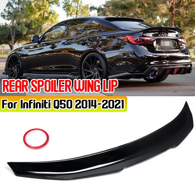 PSM Style Q50 Rear Wing Lip Car Rear Trunk Boot Lip Spoiler Wing Extension For Infiniti Q50 2014-2021 Rear Wing Spoiler Lip
PSM Style Q50 Rear Wing Lip Car Rear Trunk Boot Lip Spoiler Wing Extension For Infiniti Q50 2014-2021 Rear Wing Spoiler Lip