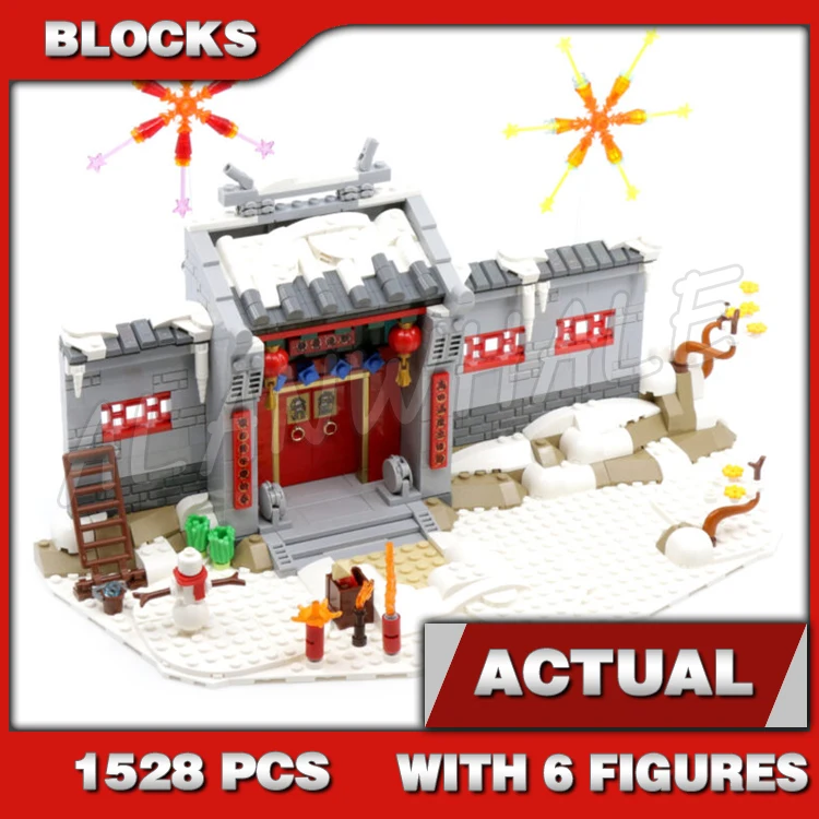 1528pcs Chinese Traditional Festivals Story of Nian Lunar New Year Chun Lian 66005 Building Block Toy Compatible With Model
1528pcs Chinese Traditional Festivals Story of Nian Lunar New Year Chun Lian 66005 Building Block Toy Compatible With Model