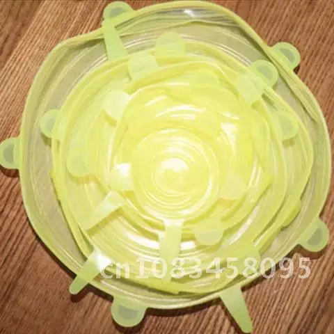 Cover Food Wraps Silicone Lids 6Pcs Durable Stretch Fits All Sizes Containers Heat Resisting Reusable Food Save
Cover Food Wraps Silicone Lids 6Pcs Durable Stretch Fits All Sizes Containers Heat Resisting Reusable Food Save