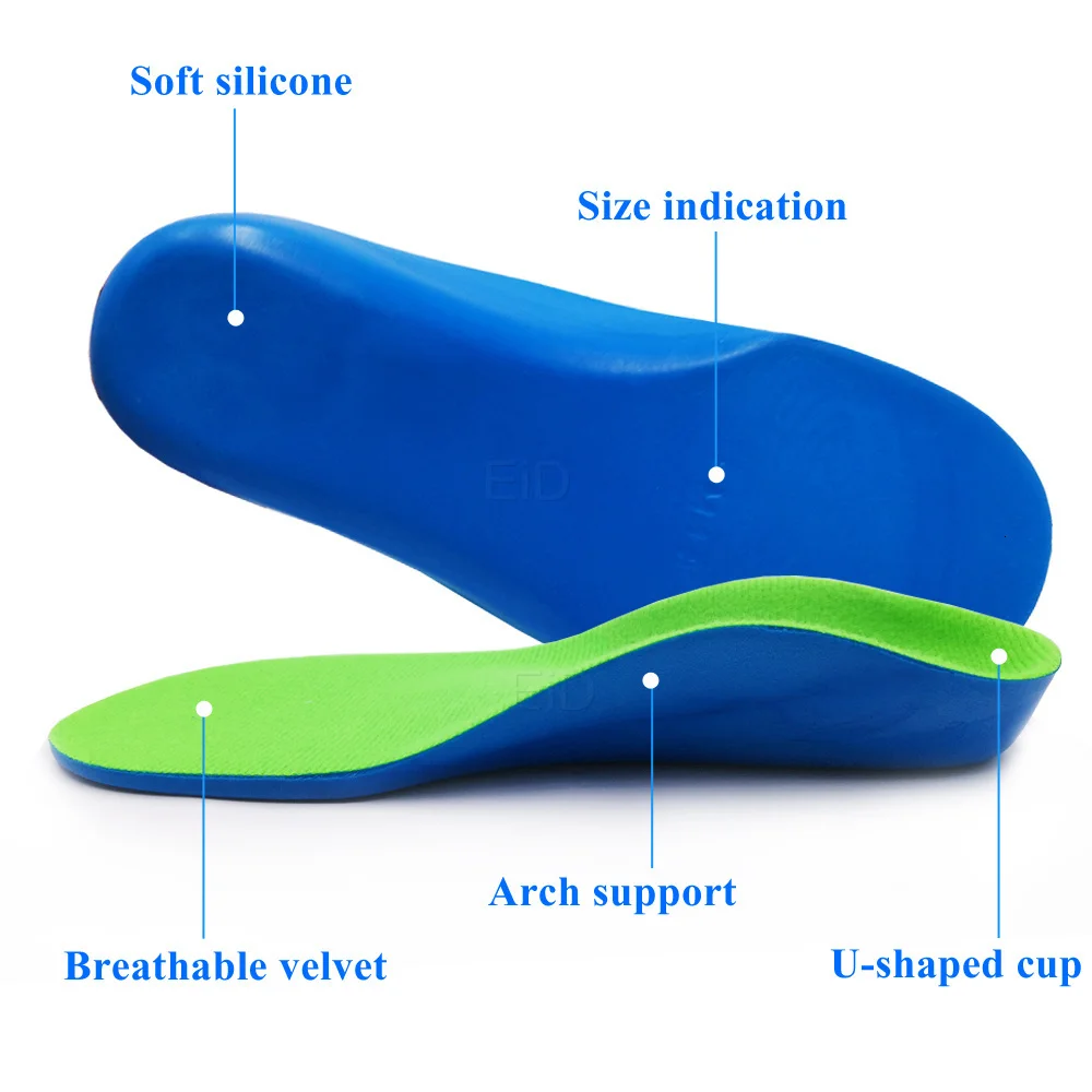 Generic EiD 3D Kids Children's Orthopedic Insoles For Shoes Flat Feet