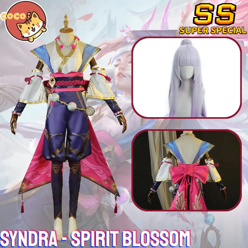 CoCos-SS Game LOL Syndra Spirit Blossom Cosplay Costume League of Legend Cosplay The Dark Sovereign Women Kimono Costume and Wig
CoCos-SS Game LOL Syndra Spirit Blossom Cosplay Costume League of Legend Cosplay The Dark Sovereign Women Kimono Costume and Wig
