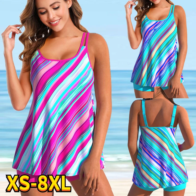Women Plus Size Tankinis Sexy High Waist Two Pieces Bikini Set Monokini Swimsuit 2022 New Girl Bathing Suits Summer Beachwear
Women Plus Size Tankinis Sexy High Waist Two Pieces Bikini Set Monokini Swimsuit 2022 New Girl Bathing Suits Summer Beachwear