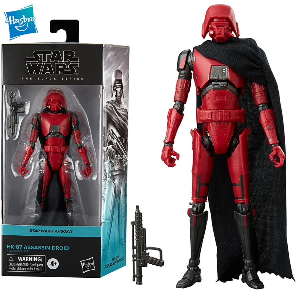 Оригинальная экшн-фигурка Hasbro Звездные войны, черная серия, Hk-87 Droid, 6 дюймов (15 см), Коллекционная модель, игрушка в подарок F7032
Оригинальная экшн-фигурка Hasbro Звездные войны, черная серия, Hk-87 Droid, 6 дюймов (15 см), Коллекционная модель, игрушка в подарок F7032