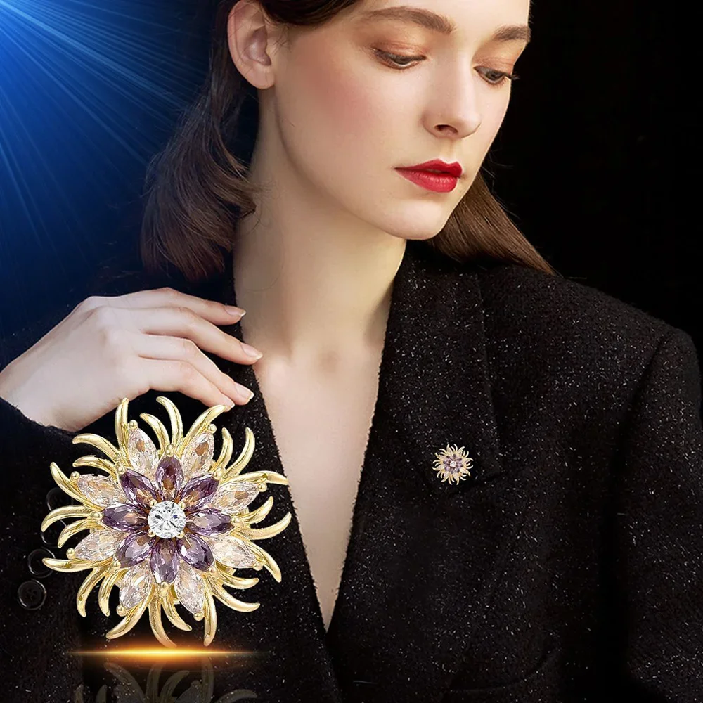 Bouquet Rhinestone Brooches And Pins Scarf Clip Big Flower Crystal Brooch For Women Fashion Brooch Pin Jewelry Gifts DIY Bouque
Bouquet Rhinestone Brooches And Pins Scarf Clip Big Flower Crystal Brooch For Women Fashion Brooch Pin Jewelry Gifts DIY Bouque