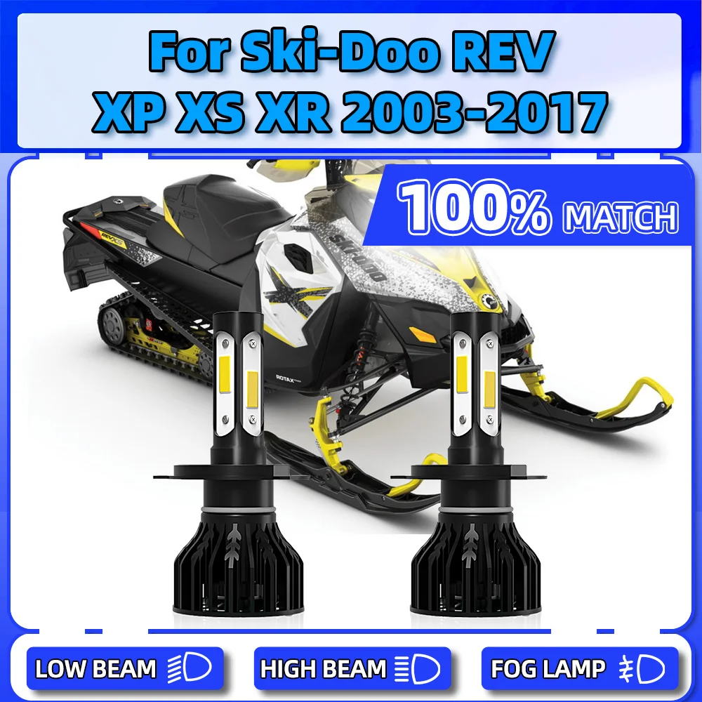 120W LED Headlight Bulbs 20000LM Turbo Auto Head Lamps For Ski-Doo REV XP XS XR 2003-2010 2011 2012 2013 2014 2015 2016 2017
120W LED Headlight Bulbs 20000LM Turbo Auto Head Lamps For Ski-Doo REV XP XS XR 2003-2010 2011 2012 2013 2014 2015 2016 2017