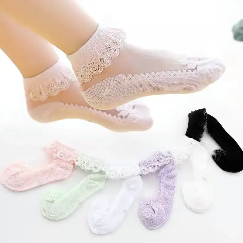 3pairs/lot Spring Summer Baby Girls Lace Ultra-Thin Mesh Crystal Socks Cotton Boat Socks Invisible Socks 1-12Years
3pairs/lot Spring Summer Baby Girls Lace Ultra-Thin Mesh Crystal Socks Cotton Boat Socks Invisible Socks 1-12Years