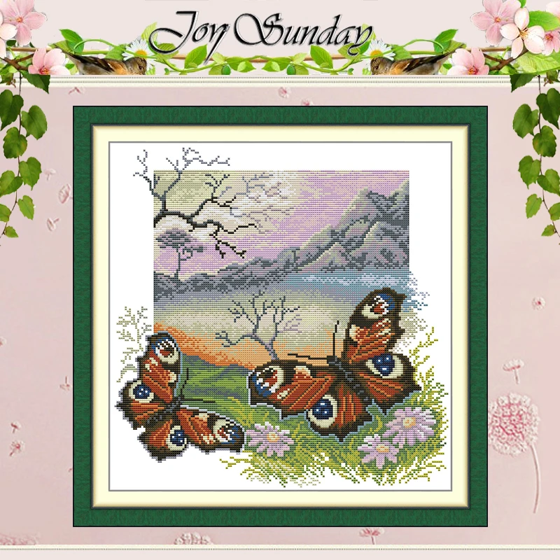 Two Butterflies Patterns Counted Cross Stitch Set 11CT 14CT 16CT Stamped DMC Cross-stitch Kit Embroidery Needlework Home Decor
Two Butterflies Patterns Counted Cross Stitch Set 11CT 14CT 16CT Stamped DMC Cross-stitch Kit Embroidery Needlework Home Decor