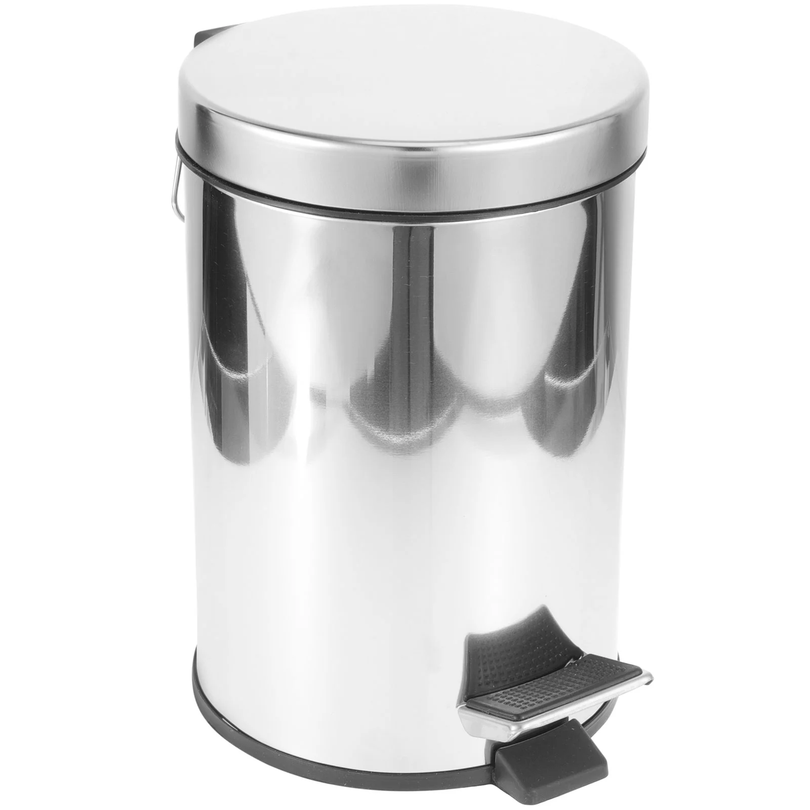 Zerodeko Trashcan Litter Stainless Steel Step Garbage Binses Lid Metal Wastebasket
Zerodeko Trashcan Litter Stainless Steel Step Garbage Binses Lid Metal Wastebasket