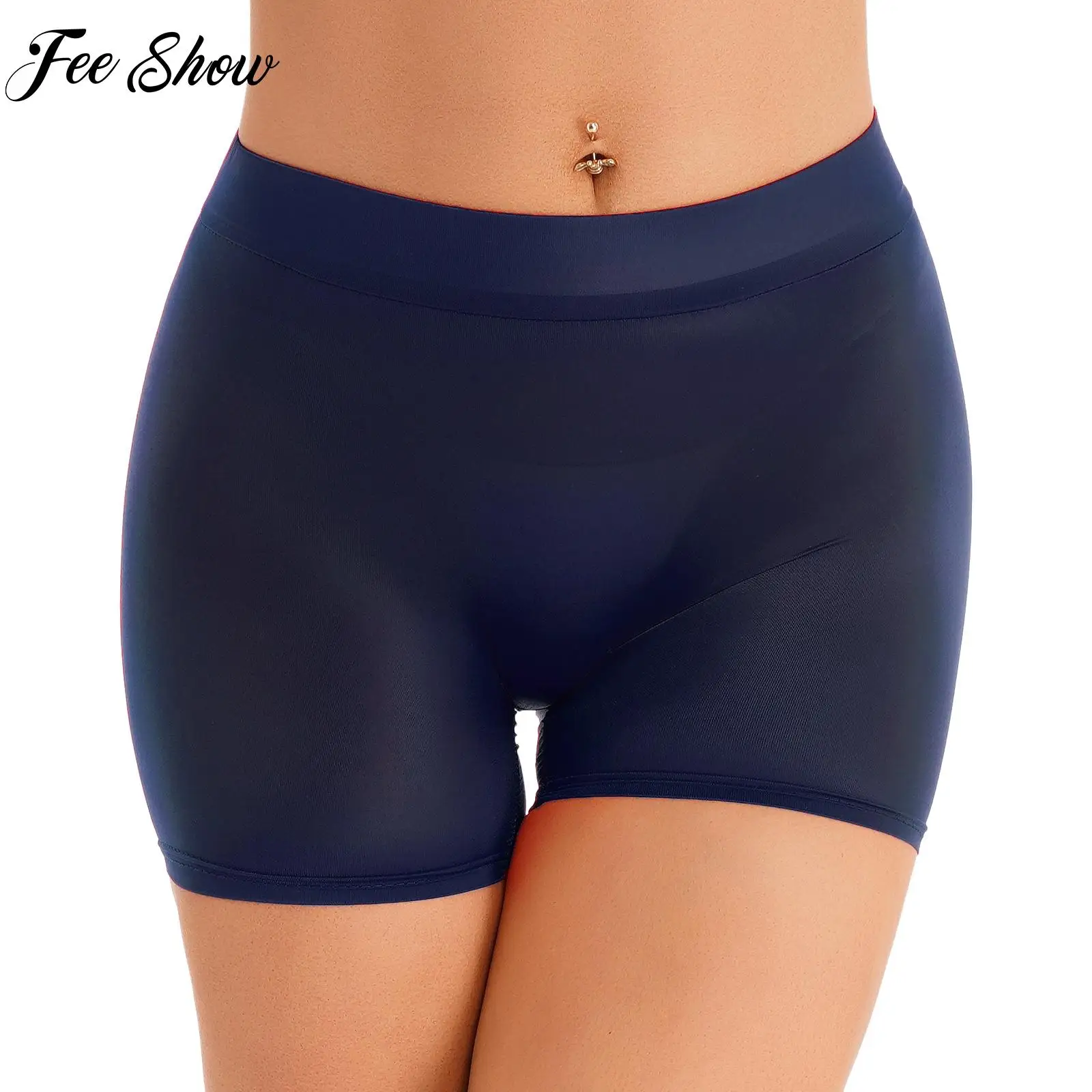 Women Underwear Glossy Stretchy Yoga Fitness Sports Bottoms Transparent Low Rise Boxer Panties Semi See-through Shorts Nightwear
Women Underwear Glossy Stretchy Yoga Fitness Sports Bottoms Transparent Low Rise Boxer Panties Semi See-through Shorts Nightwear