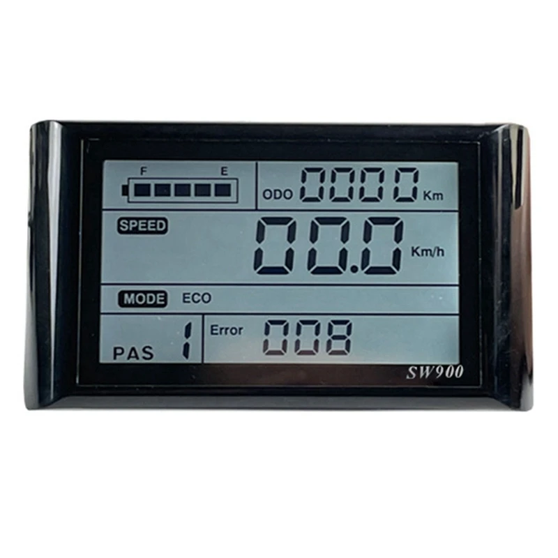 Ebike SW900 LCD Display Control Speed Meter SM Plug Record Instrument Control/Setting 24-72V
Ebike SW900 LCD Display Control Speed Meter SM Plug Record Instrument Control/Setting 24-72V