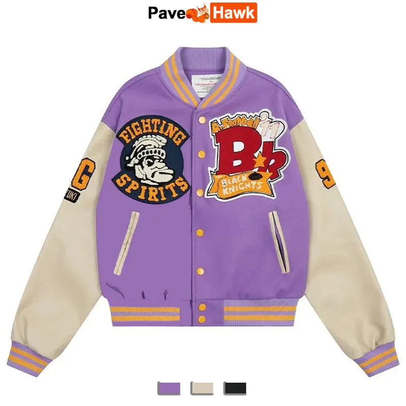 Retro Baseball Jacket Men Women Patchwork Letter Embroidery Bomber Jackets Hip Hop Autumn Short Varsity Outwear Unisex 2023
Retro Baseball Jacket Men Women Patchwork Letter Embroidery Bomber Jackets Hip Hop Autumn Short Varsity Outwear Unisex 2023