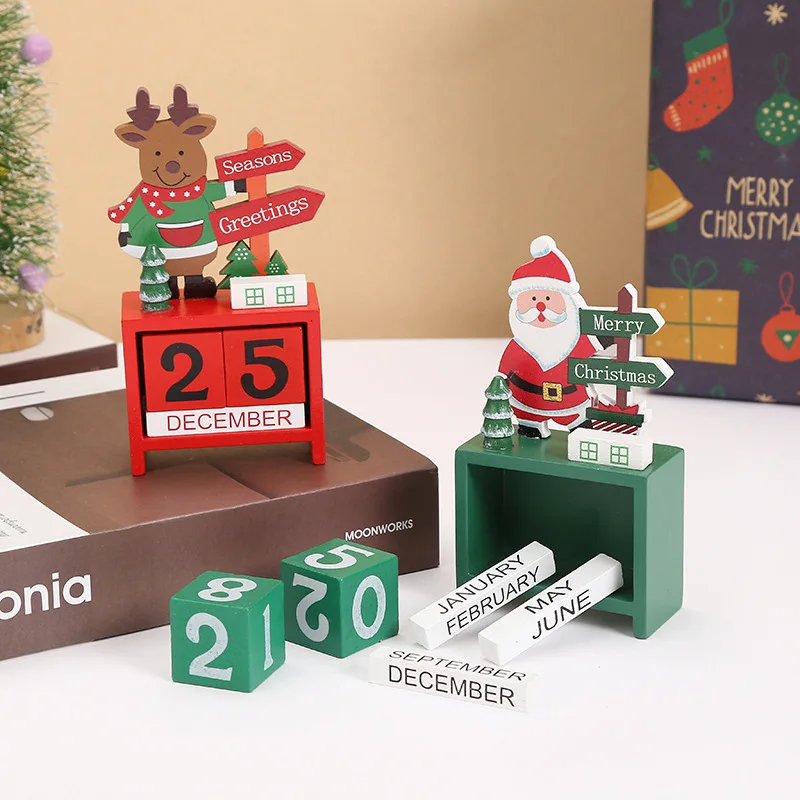 Merry Christmas Wooden Santa Elk Calendar Xmas Ornaments Christmas Decorations for Home New Year 2024 Countdown Calendar Gift
Merry Christmas Wooden Santa Elk Calendar Xmas Ornaments Christmas Decorations for Home New Year 2024 Countdown Calendar Gift