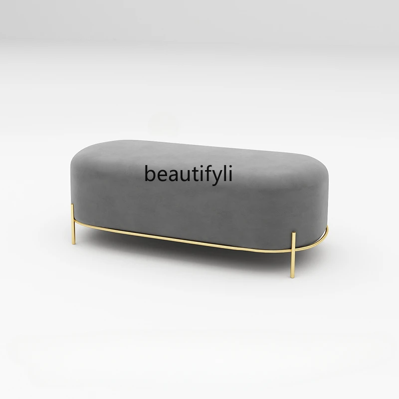 Light Luxury and Simplicity Sofa Stool Clothing Store Shoe Changing Stool Shoe Trying Stool Shoes Rack round Stool Bench
Light Luxury and Simplicity Sofa Stool Clothing Store Shoe Changing Stool Shoe Trying Stool Shoes Rack round Stool Bench