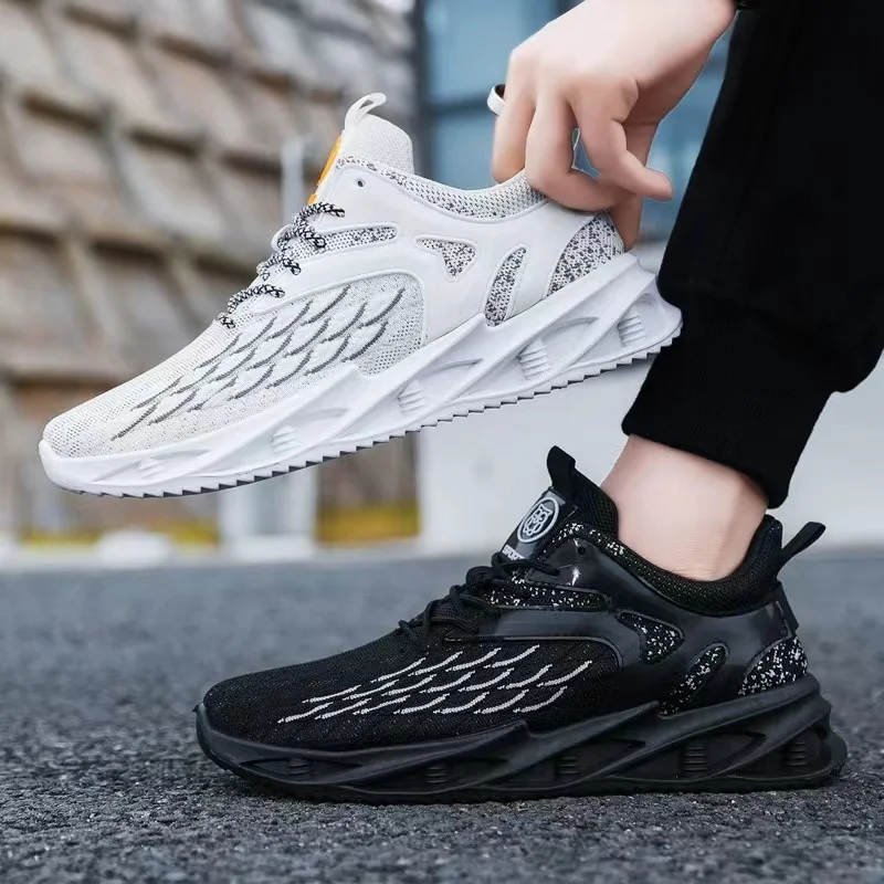 Men's Outdoor Lightweight Running Shoes Breathable Mesh Upper Non-Slip Of Rubber Sole Sports Trendy Shoes EUR Size39-45
Men's Outdoor Lightweight Running Shoes Breathable Mesh Upper Non-Slip Of Rubber Sole Sports Trendy Shoes EUR Size39-45