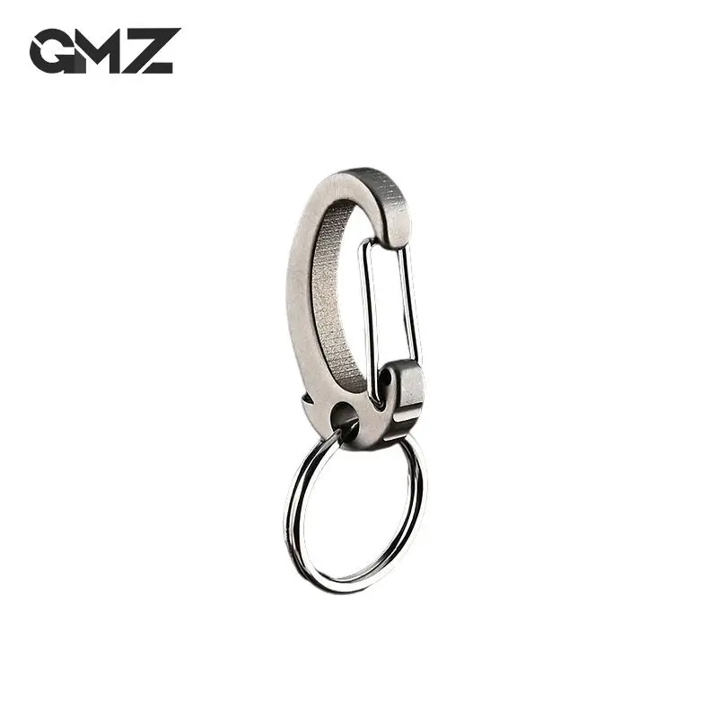 1Pc Titanium Alloy Heavy Duty Carabiner Keychain Quick Release Hooks With Titanium Key Ring Set Released Backpack Hook
1Pc Titanium Alloy Heavy Duty Carabiner Keychain Quick Release Hooks With Titanium Key Ring Set Released Backpack Hook