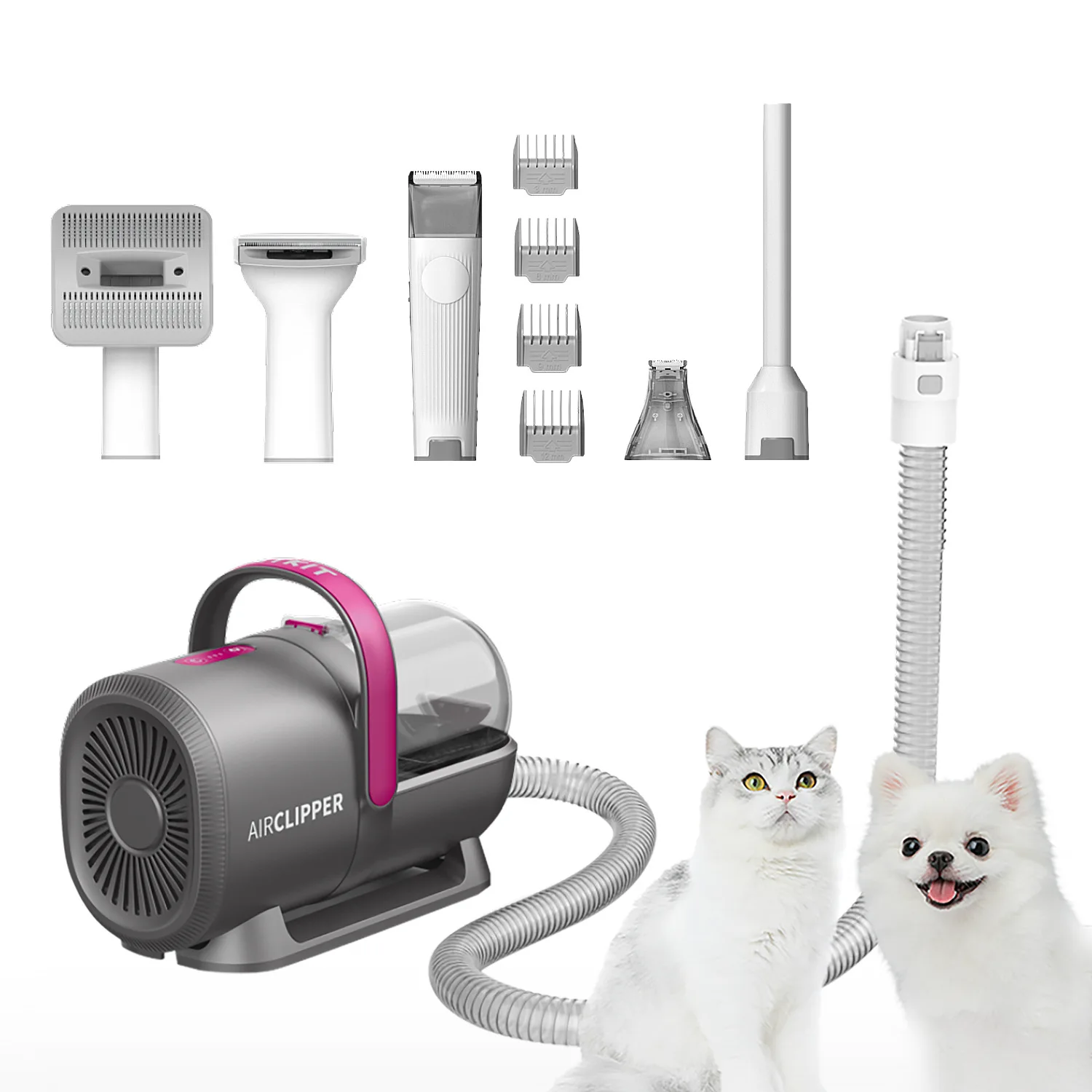 Pet Supplies Products 5-IN-1 Pet Grooming Vacuum Kit Pet Grooming Products with Powerful 5 Professional Grooming Tools
Pet Supplies Products 5-IN-1 Pet Grooming Vacuum Kit Pet Grooming Products with Powerful 5 Professional Grooming Tools